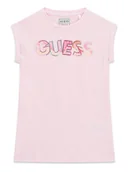 Sukienki i spódniczki dla dziewczynek - Guess Sukienka codzienna K6GK10 KAE24 Różowy jasny Regular Fit - miniaturka - grafika 1
