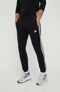 adidas spodnie dresowe bawełniane kolor czarny z aplikacją - Spodnie męskie - miniaturka - grafika 1