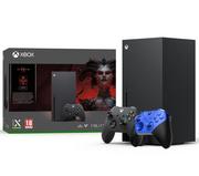 Konsole Xbox - Xbox Series X z napędem - 1TB + Diablo IV + pad Elite Series 2 Core (niebieski) - miniaturka - grafika 1