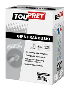 Gips francuski Toupret 1kg - Gipsy i gładzie gipsowe - miniaturka - grafika 1
