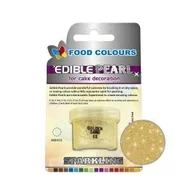Dodatki do ciast w proszku - PUDROWA BŁYSZCZĄCA POSYPKA DO TORTÓW GOLDEN SAND EDIBLE PEARL 3,3G - miniaturka - grafika 1