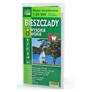 Atlasy i mapy - Agencja Wydawnicza WIT  Mapa turystyczna Bieszczady 2w1 WIT - miniaturka - grafika 1