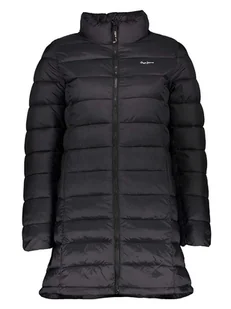 Pepe Jeans Płaszcz pikowany w kolorze czarnym - Kurtki damskie - miniaturka - grafika 1