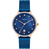 Zegarki damskie - Niebieski damski zegarek PACIFIC X6090-11 - miniaturka - grafika 1