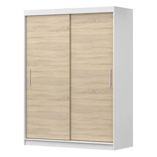 Szafa VISTA 04 150| Biały, Dąb sonoma - Szafy - miniaturka - grafika 1