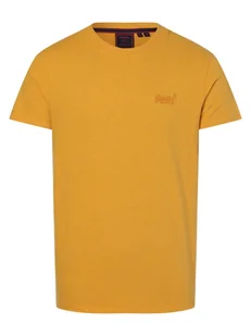 Superdry - T-shirt męski, żółty - Koszulki męskie - miniaturka - grafika 1