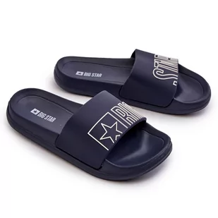 Klapki Dziecięce Big Star NN374521 Granatowe niebieskie - Buty dla dziewczynek - miniaturka - grafika 1