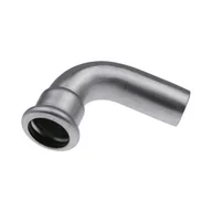 Akcesoria hydrauliczne - Kolano 90 stopni nyplowe KAN-therm Inox - 88,9 x 88,9 - miniaturka - grafika 1
