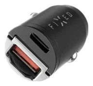 Ładowarki do telefonów - Fixed USB-C/USB 30W, czarna - miniaturka - grafika 1