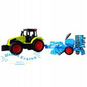 Samochody i pojazdy dla dzieci - Traktor z maszyną rolniczą-ciągnik - miniaturka - grafika 1