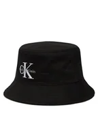 Czapki męskie - Calvin Klein Jeans Kapelusz Monologo LV04K5017G Czarny - miniaturka - grafika 1