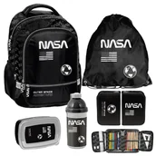 Bidony dla dzieci - Zestaw szkolny 5-elementowy NASA Paso plecak worek piórnik bidon śniadaniówka - miniaturka - grafika 1