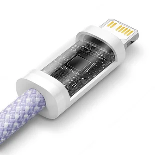 Baseus Dynamic 2 Series kabel do szybkiego ładowania USB-C - Lightning 20W 480Mb/s 2m fioletowy - Kable USB - miniaturka - grafika 11