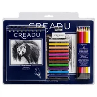 Kredki, ołówki, pastele i pisaki - Creadu, Zestaw do rysowania 28 elementów - miniaturka - grafika 1