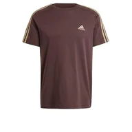 Koszulki męskie - adidas Koszulka męska Essentials Single Jersey z 3 paskami, XXL - miniaturka - grafika 1
