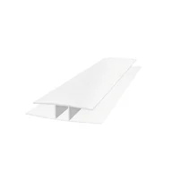 Listwy i profile - H-profil łączący 6000mm, opal 4mm - miniaturka - grafika 1
