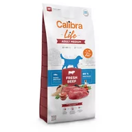 Sucha karma dla psów - Calibra Life Adult Medium Breed, ze świeżą wołowiną - 2 x 12 kg - miniaturka - grafika 1