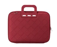Torby na laptopy - Bombata Intrecciato 13-14” Burgundy - miniaturka - grafika 1