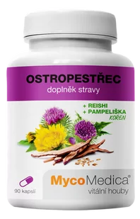 MycoMedica - Ostropest plamisty, 90 kapsułek ziołowych - Witaminy i minerały MycoMedica - Ostropest plamisty, 90 kapsułek ziołowych - Witaminy i minerały - miniaturka - grafika 1