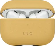 Akcesoria do słuchawek - UNIQ Lyden DS - ze sztucznej skóry do AirPods Pro 2 żółte/szare - miniaturka - grafika 1