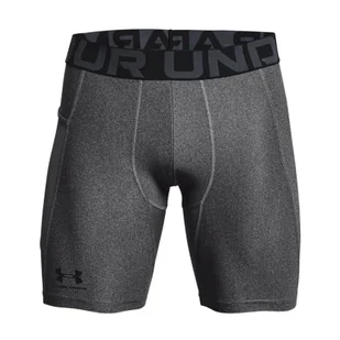UA Men's HeatGear® Armour Compression Shorts Szary XL - Bielizna sportowa męska - miniaturka - grafika 1