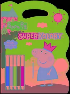Peppa Pig. SuperKolory - Kolorowanki, wyklejanki - miniaturka - grafika 2