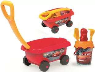 Smoby 867000 Wózek i wiaderko z akcesoriami do piasku Disney Auta 3 867000 - Zabawki i gry sportowe - miniaturka - grafika 1