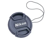 Akcesoria fotograficzne - Dekielek Zaślepka na obiektyw NIKON 52mm + smycz - miniaturka - grafika 1