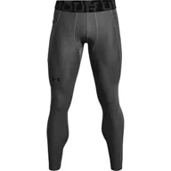Spodnie sportowe męskie - Legginsy męskie Under Armour HG Armour Leggings-GRY XL - miniaturka - grafika 1
