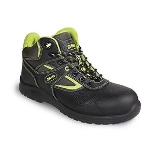 Wysokie buty z wodoodpornej skóry z nylonowymi wstawkami i odpornym na ścieranie wzmocnieniem w obszarze palców i szybkim strzępieniem – 44 mm. - Obuwie robocze - miniaturka - grafika 1