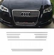 Akcesoria motoryzacyjne - AUDI A3 8PA 8P S3 Listwy CHROM GRILL atrapa Tuning - miniaturka - grafika 1