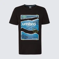 Koszulki męskie - UMBRO T-SHIRT UMBRO GRAPHICS B LOGO BLACK - Umbro - miniaturka - grafika 1