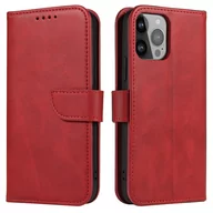 Portfele - Magnet Case etui Samsung Galaxy S23 pokrowiec z klapką portfel podstawka czerwone - miniaturka - grafika 1