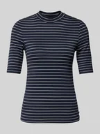 Koszulki i topy damskie - Koszula o kroju slim fit z dodatkiem bawełny - miniaturka - grafika 1