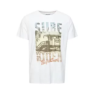 Blend Męski T-shirt T-shirt, 110602/Snow biały, L, 110602/Snow White, L - Koszulki męskie - miniaturka - grafika 1