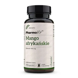 PHARMOVIT Pharmovit Mango afrykańskie x 90 kaps - Odchudzanie i oczyszczanie - miniaturka - grafika 1