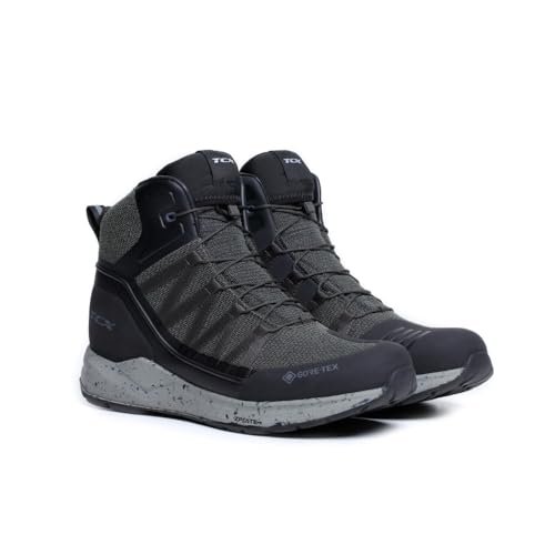 TCX Speedtrek Gore-Tex Casual buty motocyklowe, miejskie buty motocyklowe, dla mężczyzn, zielony/szary, 43