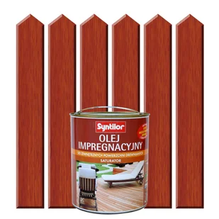 Olej impregnacyjny do tarasów SATURATOR 1 l Drewno egzotyczne SYNTILOR - Farby i impregnaty do drewna - miniaturka - grafika 1