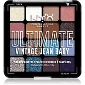 Cienie do powiek - NYX PROFESSIONAL MAKEUP ULTIMATE PALETA CIENI DO POWIEK VINTAGE JEAN BABY 12,8G - miniaturka - grafika 1