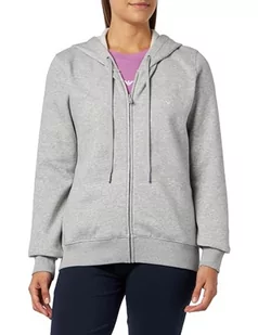 Emporio Armani Damska kurtka Iconic Terry Full Zip Jacket (2 sztuki), jasnoszary melanżowy, L - Kurtki damskie - miniaturka - grafika 1