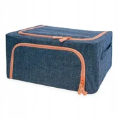 Pokrowce na ubrania - Pudełko Organizer Pojemnik Na Ubrania Pościel Koce 22L - miniaturka - grafika 1