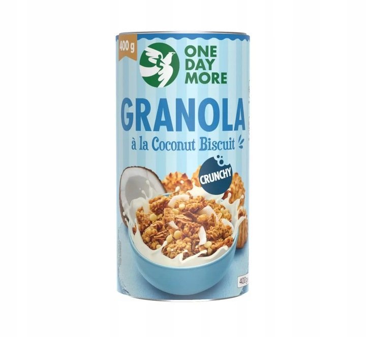 Kokosowa Granola a la Coconut Biscuit kokosanka tuba 400g OneDayMore