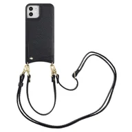 Etui i futerały do telefonów - Etui na telefon Selencia Nova z kablem i uchwytem na kartę do Apple iPhone 12 (Pro) - czarny - miniaturka - grafika 1