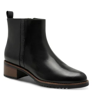 Botki damskie czarne Marco Tozzi 25381 jesienne ocieplane skórzane-39 - Botki damskie - miniaturka - grafika 1