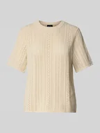 Koszulki i topy damskie - T-shirt o kroju regular fit z dzianiny z czystej bawełny - miniaturka - grafika 1