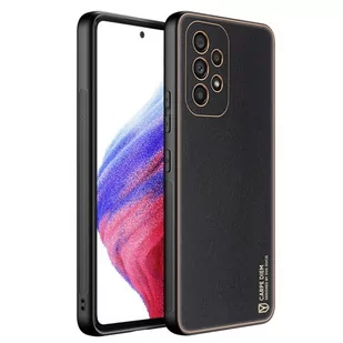 Dux Ducis Yolo eleganckie etui pokrowiec ze skóry ekologicznej Samsung Galaxy A53 5G czarny - Etui i futerały do telefonów - miniaturka - grafika 1