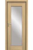 Drzwi wewnętrzne - Pol-Skone Dzwi Wewnętrzne Z Szybą Sempre Lux V1Sd Limba - miniaturka - grafika 1