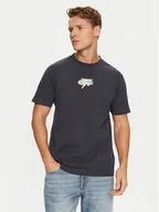 Koszulki męskie - Off-White T-Shirt OMAA027F22JER0074641 Granatowy Regular Fit - miniaturka - grafika 1