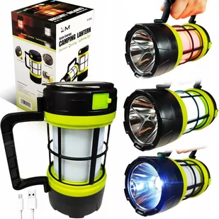Lampa Kempingowa Latarka Led Solarna Turystyczna - Latarki - miniaturka - grafika 1