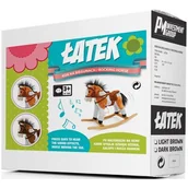 Zabawki na biegunach - MILLY-MALLY KOŃ NA BIEGUNACH ŁATEK Jasny brąz #B1 - miniaturka - grafika 1